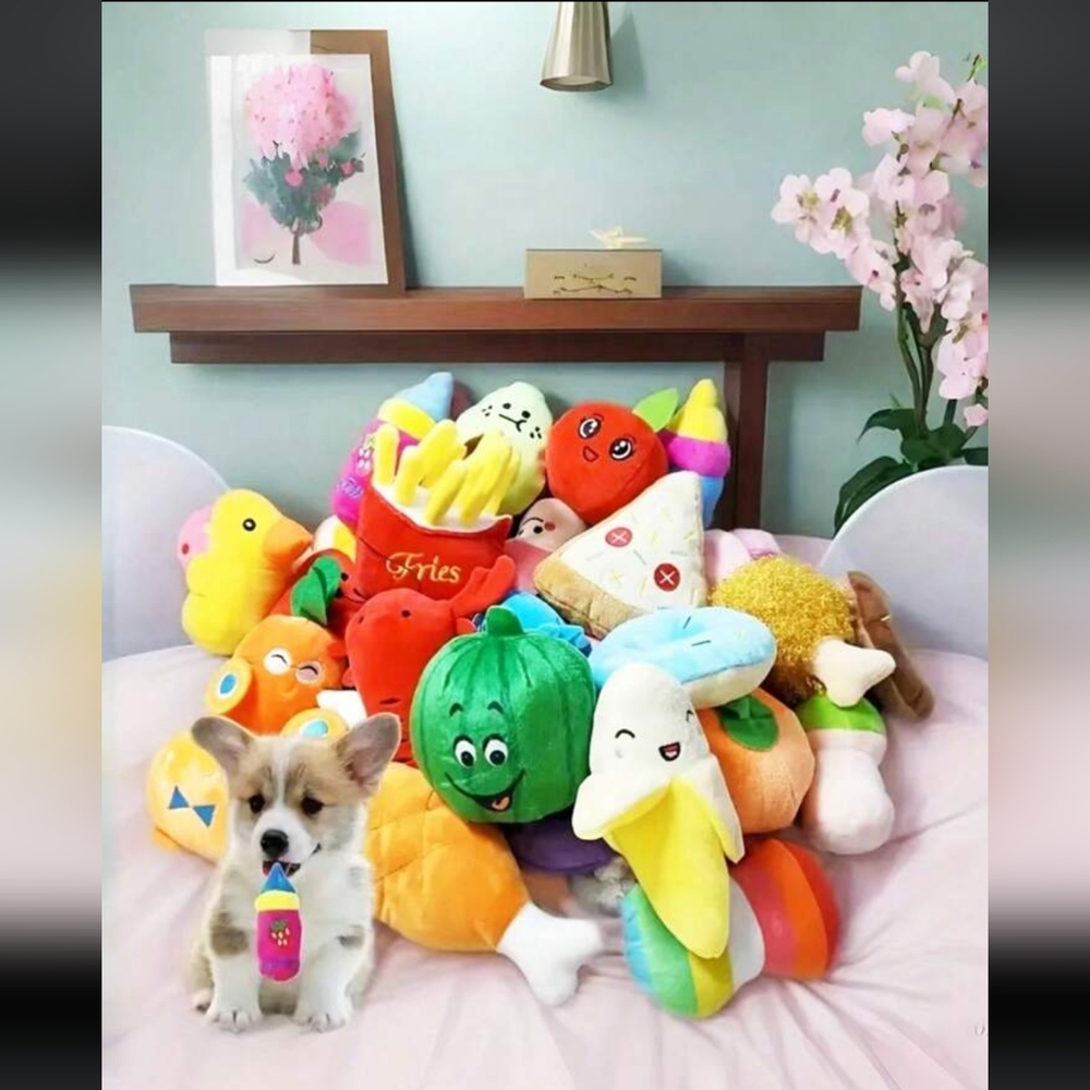 SHEIN 14pcs Cartoon Dog Toys